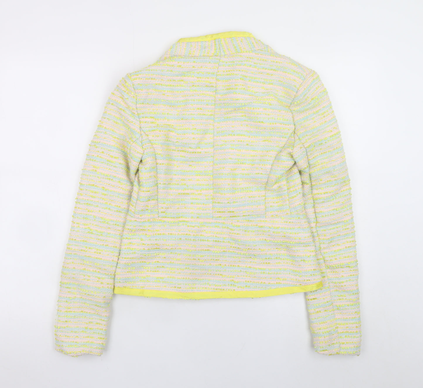 Aftershock London Women's Multicoloured Tweed Blazer Jacket Size S