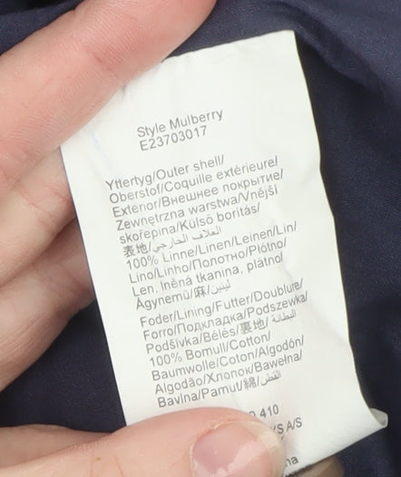 Part Two Women's Purple Linen Short Jacket Size 10