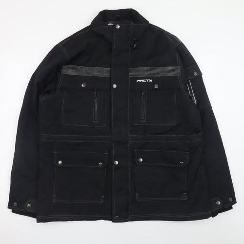 Arctix Men's Black Large Winter Parka Coat Waterproof Insulated
