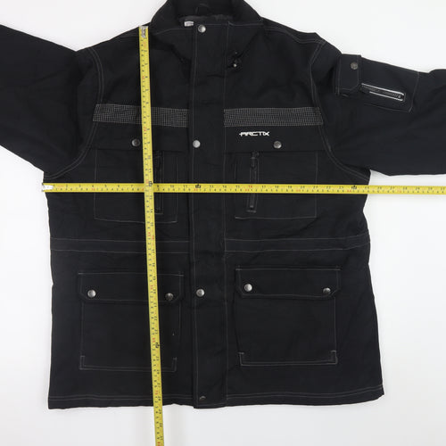 Arctix Men's Black Large Winter Parka Coat Waterproof Insulated
