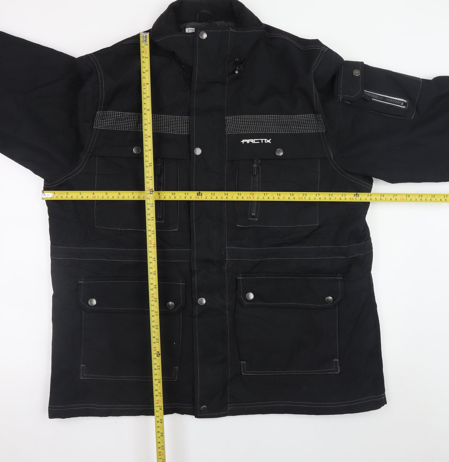 Arctix Men's Black Large Winter Parka Coat Waterproof Insulated