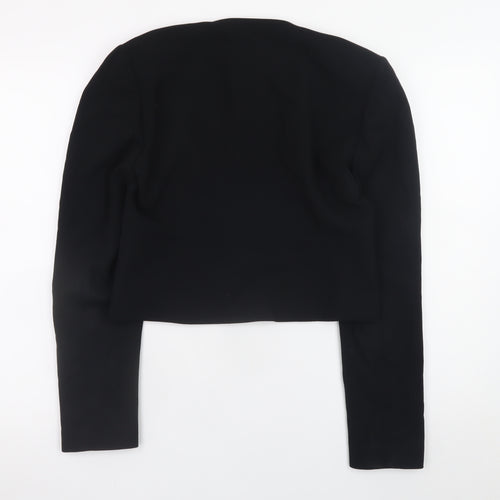 Diane von Furstenberg Womens Black Blazer Size 8 Work Jacket