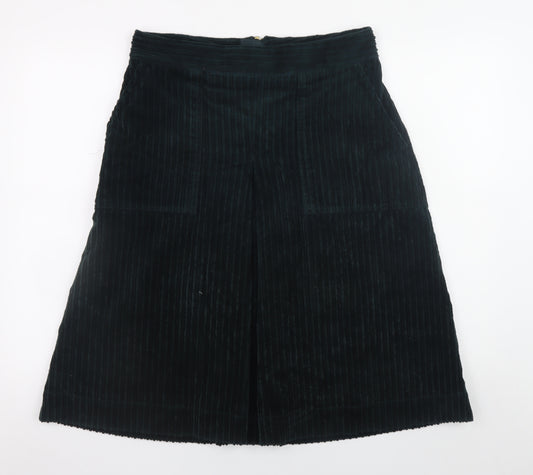 Marks and Spencer Women's Black Corduroy A-Line Skirt Size 12