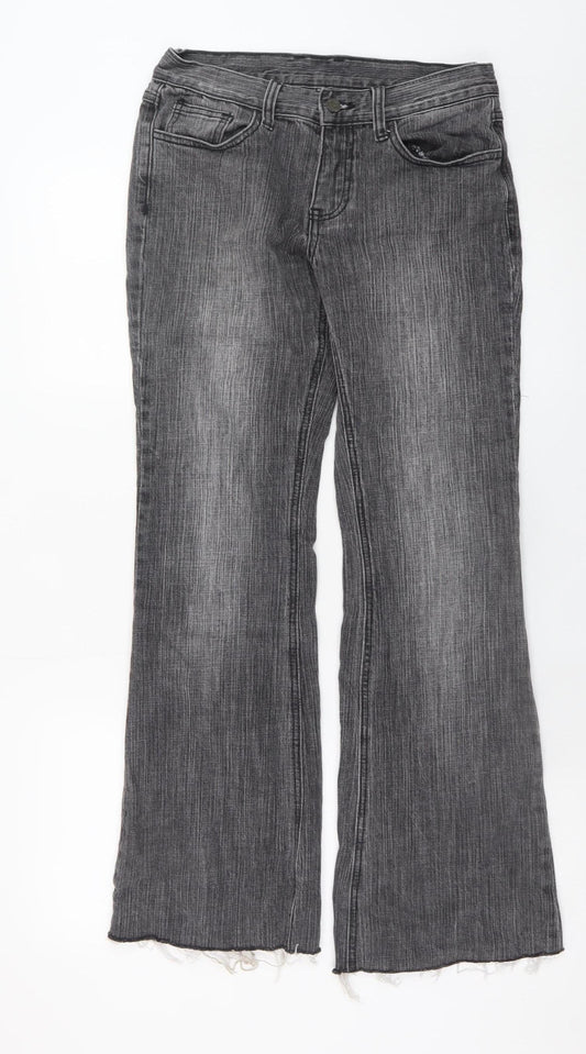 J. Galt Women’s Grey Flared Stretch Denim Jeans Size S