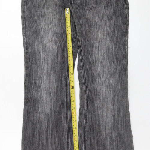 J. Galt Women’s Grey Flared Stretch Denim Jeans Size S