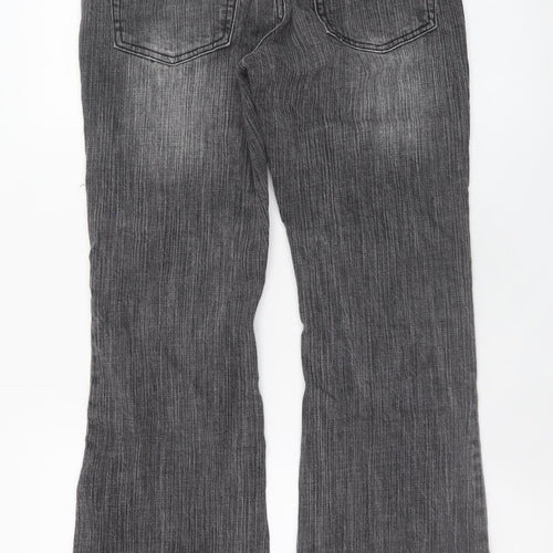 J. Galt Women’s Grey Flared Stretch Denim Jeans Size S