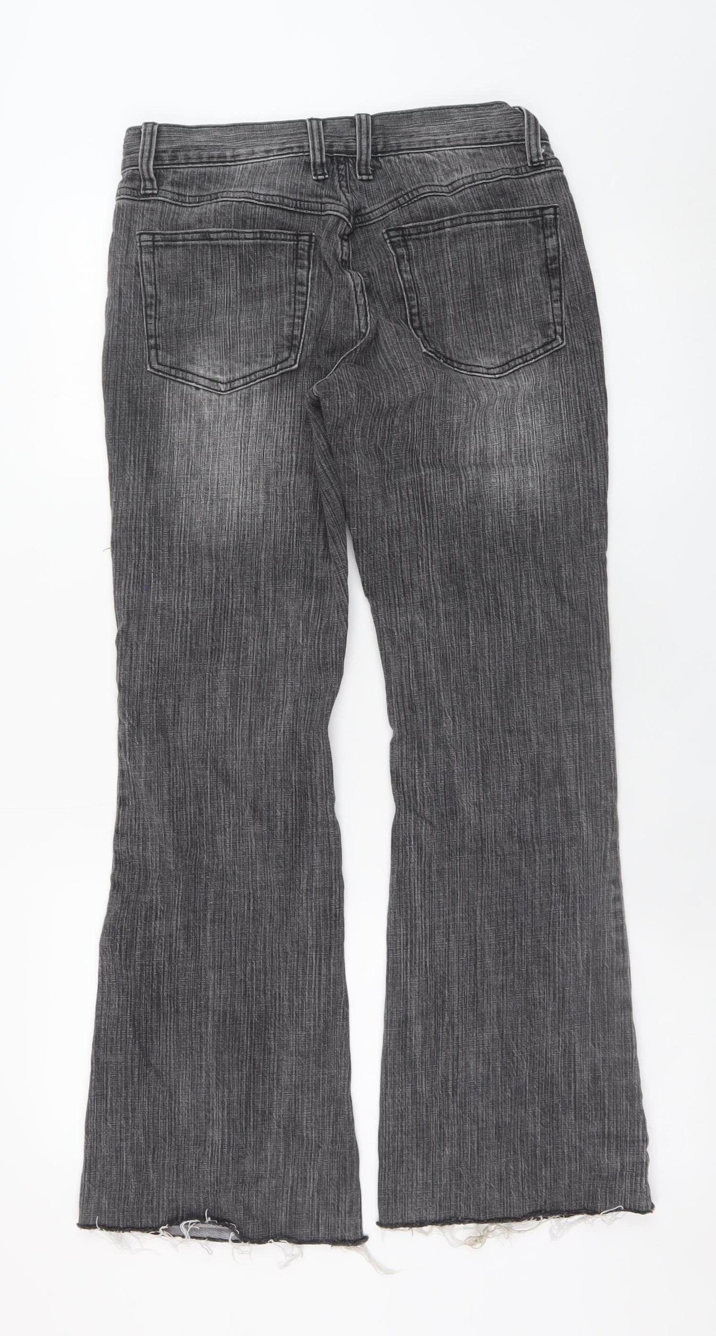 J. Galt Women’s Grey Flared Stretch Denim Jeans Size S