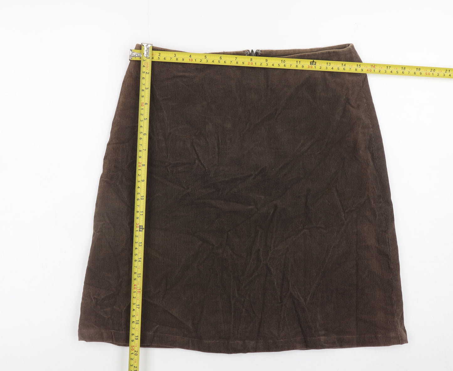 GAP Women Brown Corduroy Stretch Pencil Skirt Size 6