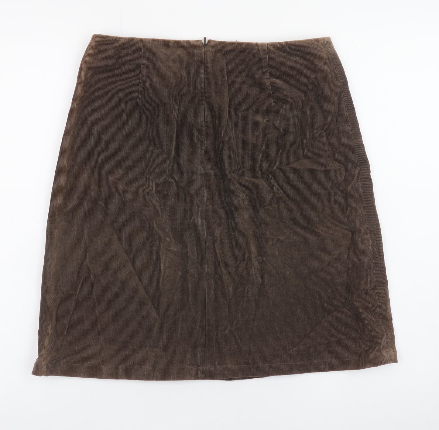 GAP Women Brown Corduroy Stretch Pencil Skirt Size 6