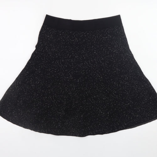 Cynthia Rowley Women's Black A-Line Stretch Knit Skirt Size S