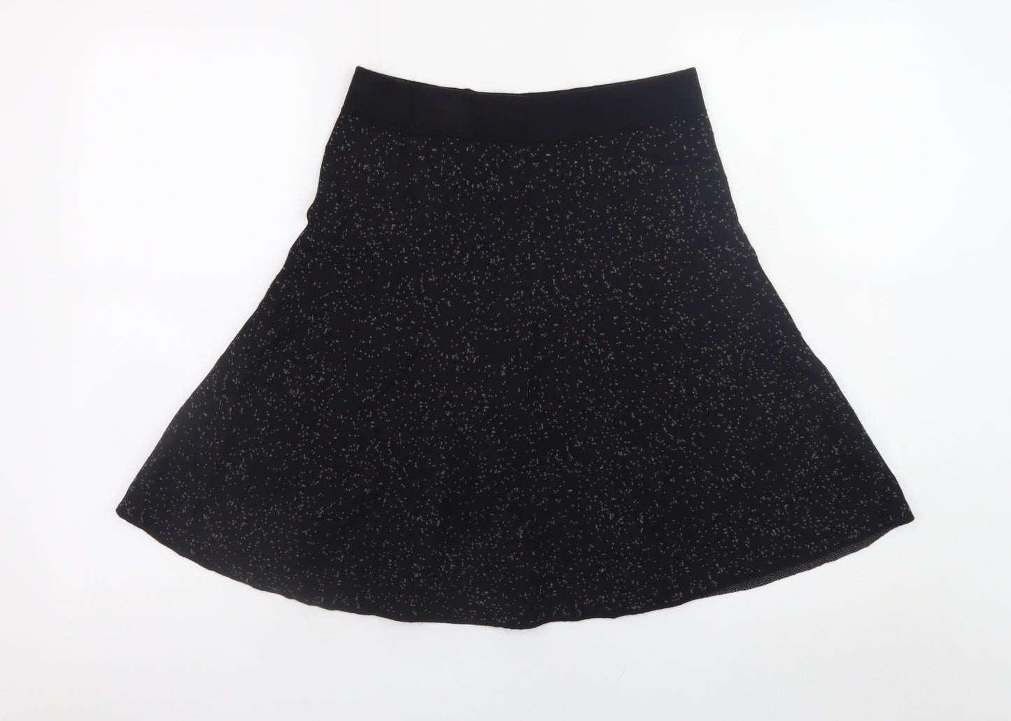 Cynthia Rowley Women's Black A-Line Stretch Knit Skirt Size S