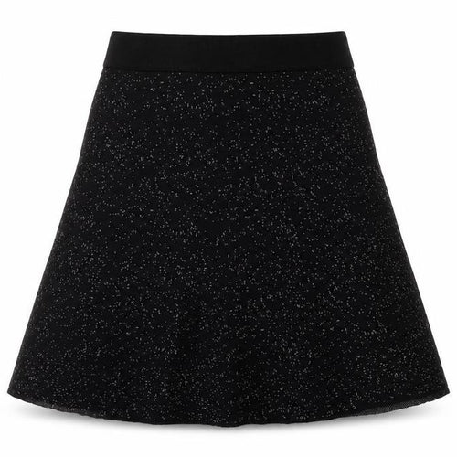 Cynthia Rowley Women's Black A-Line Stretch Knit Skirt Size S