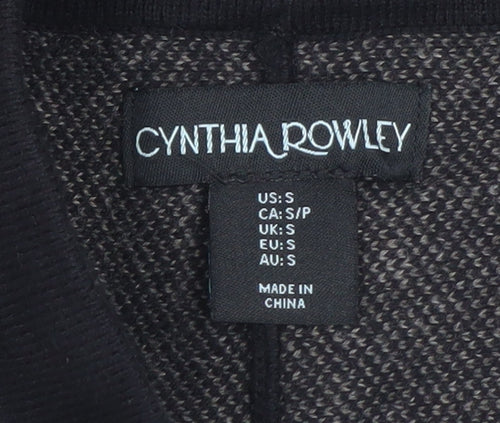 Cynthia Rowley Women's Black A-Line Stretch Knit Skirt Size S