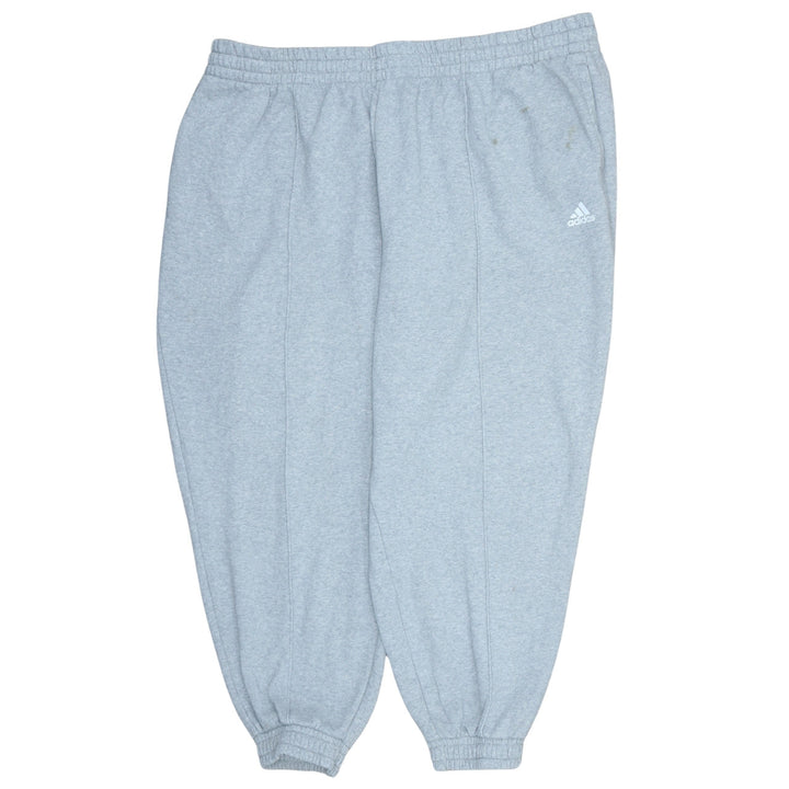 Adidas Womens Grey 3XL Sweatpants Fleece Joggers Plus Fit