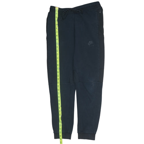 Nike Men’s Black Air Fleece Jogger Trousers Size M