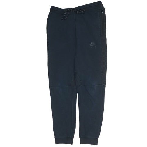 Nike Men’s Black Air Fleece Jogger Trousers Size M