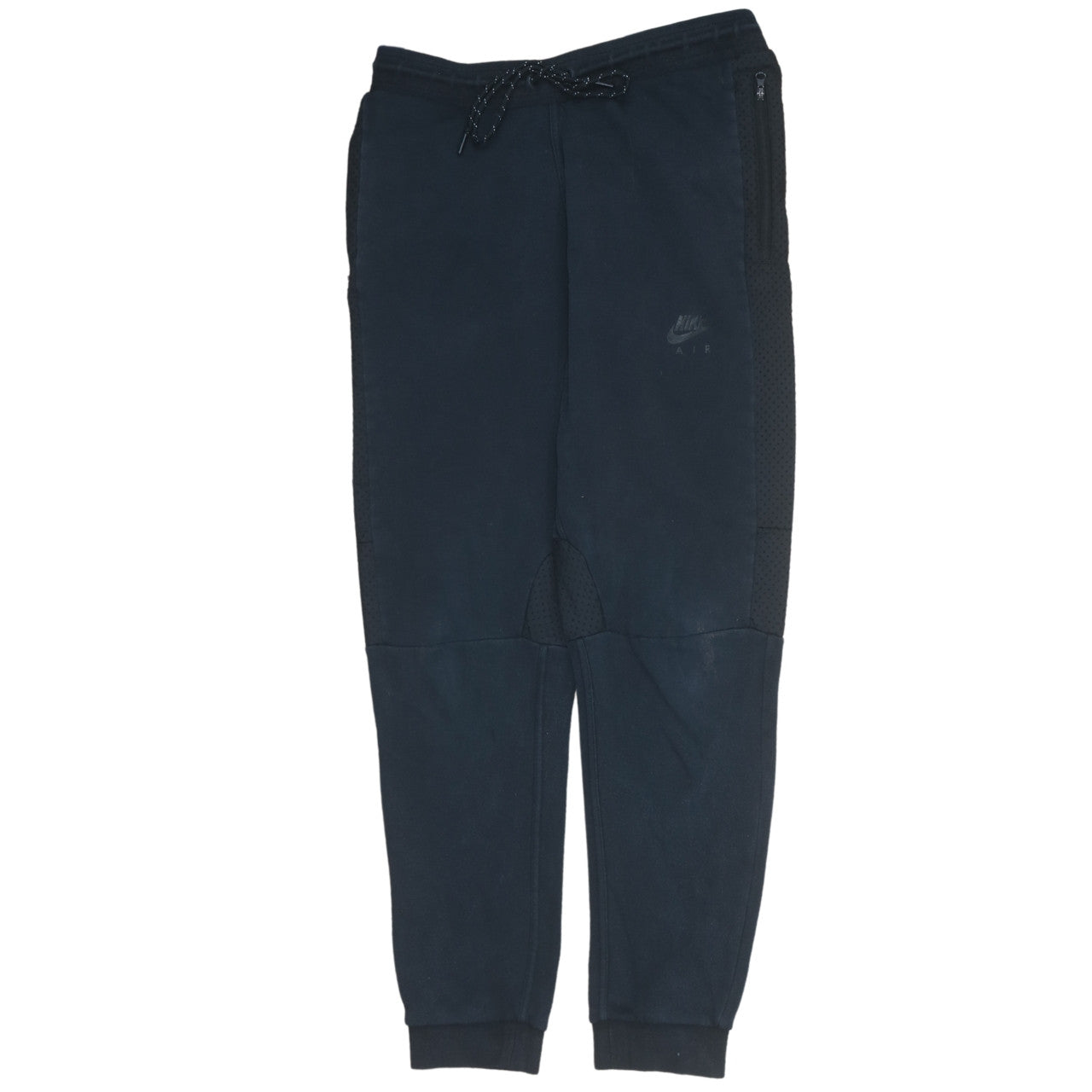 Nike Men’s Black Air Fleece Jogger Trousers Size M