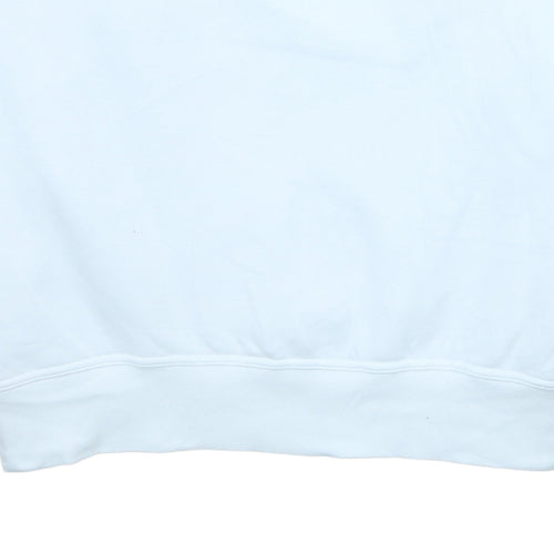 Nike Men's White Crew Neck Logo Sweatshirt Size S