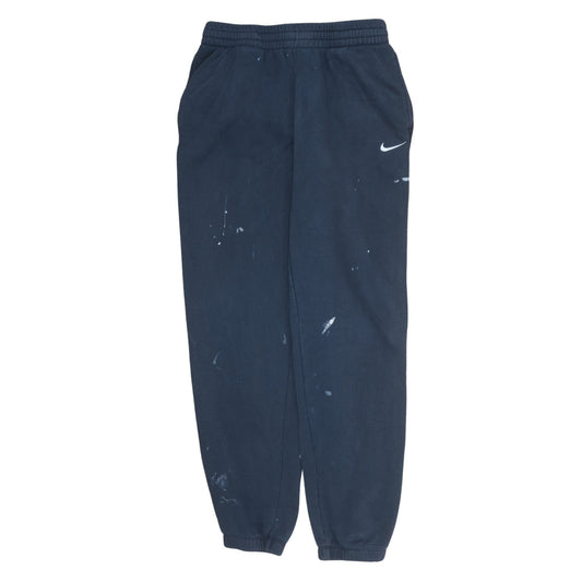 Nike Men's Blue Sweatpants M Elastic Waist Fleece Joggers