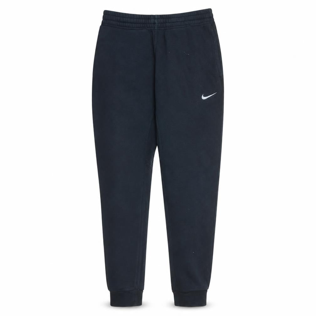 Front view of Nike Men's Black Fleece Jogger Sweatpants M Regular Fit