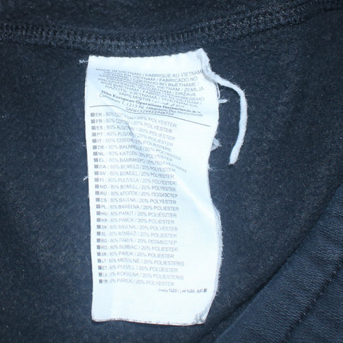 Nike Men's Black Fleece Jogger Sweatpants M Regular Fit