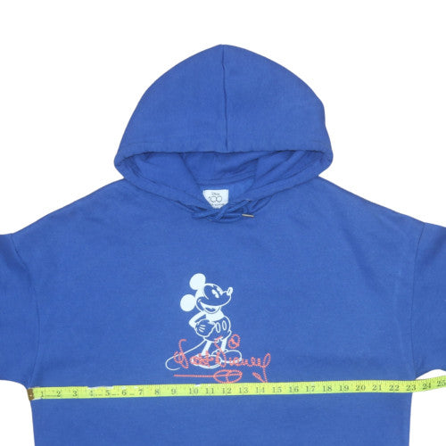 Primark Disney 100 Blue XS Women's Pullover Hoodie - Mickey Design