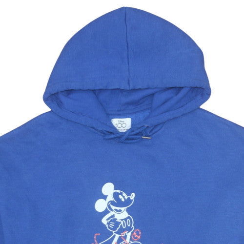 Primark Disney 100 Blue XS Women's Pullover Hoodie - Mickey Design