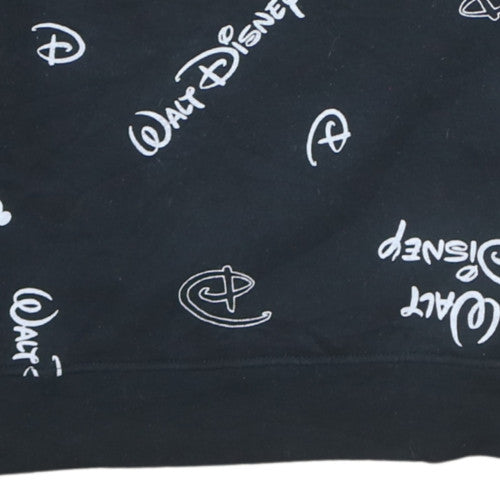 Disney Primark Womens Black Sweatshirt Size S 10/12 Graphic Print Pullover