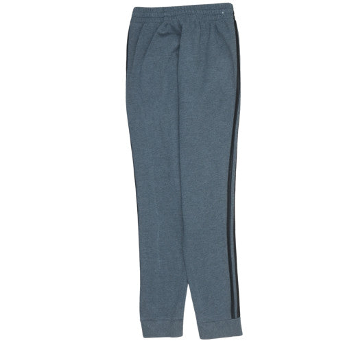 Adidas Men's Grey XS Jogger Sweatpants with Logo Tapered Fit