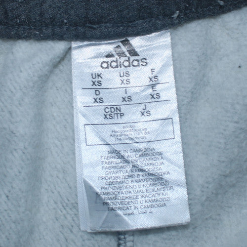 Adidas Men's Grey XS Jogger Sweatpants with Logo Tapered Fit