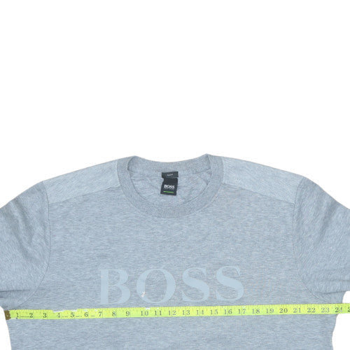 Hugo Boss Men's Grey Slim Fit Crew Neck Sweatshirt 2XL