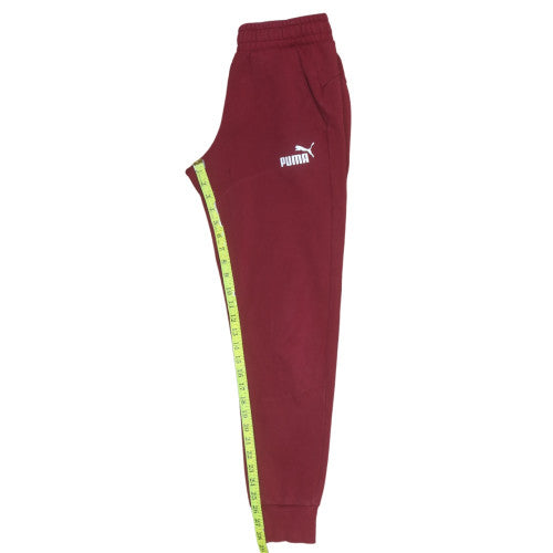 Puma Men's Red Jogger Sweatpants Small Regular Fit Cotton Blend