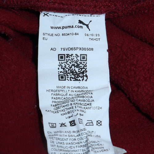 Puma Men's Red Jogger Sweatpants Small Regular Fit Cotton Blend