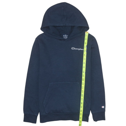 Champion Boys Navy Blue Pullover Hoodie L 11-12Y Cotton Blend