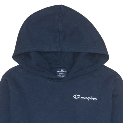 Champion Boys Navy Blue Pullover Hoodie L 11-12Y Cotton Blend
