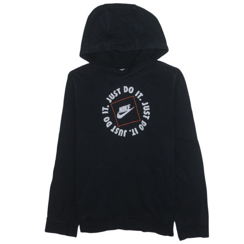 Nike Boys Black Just Do It Pullover Hoodie XL 158-170cm Standard Fit
