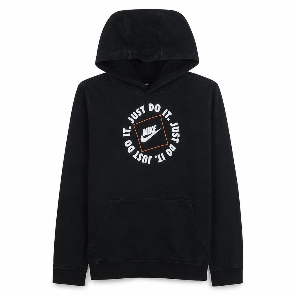 Nike Boys Black Just Do It Pullover Hoodie XL 158-170cm Standard Fit