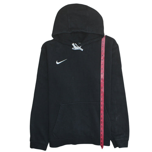 Nike Mens Black Pullover Hoodie L Regular Fit Sportswear