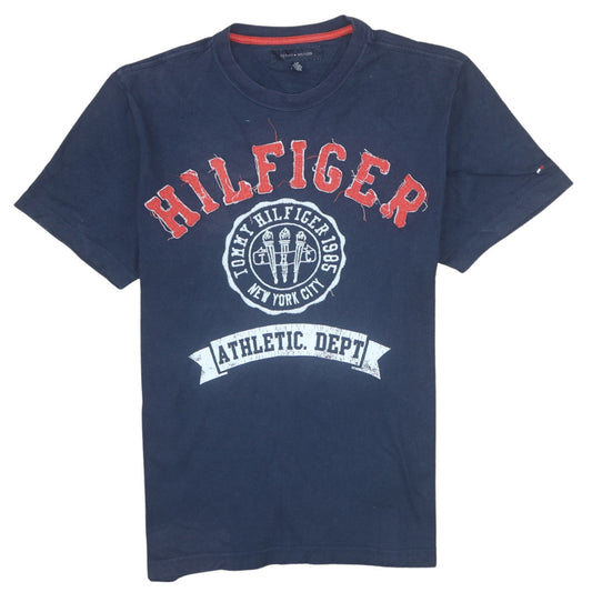 Tommy Hilfiger Men's Blue Athletic Dept Graphic T-Shirt Size S