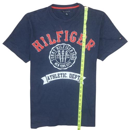 Tommy Hilfiger Men's Blue Athletic Dept Graphic T-Shirt Size S