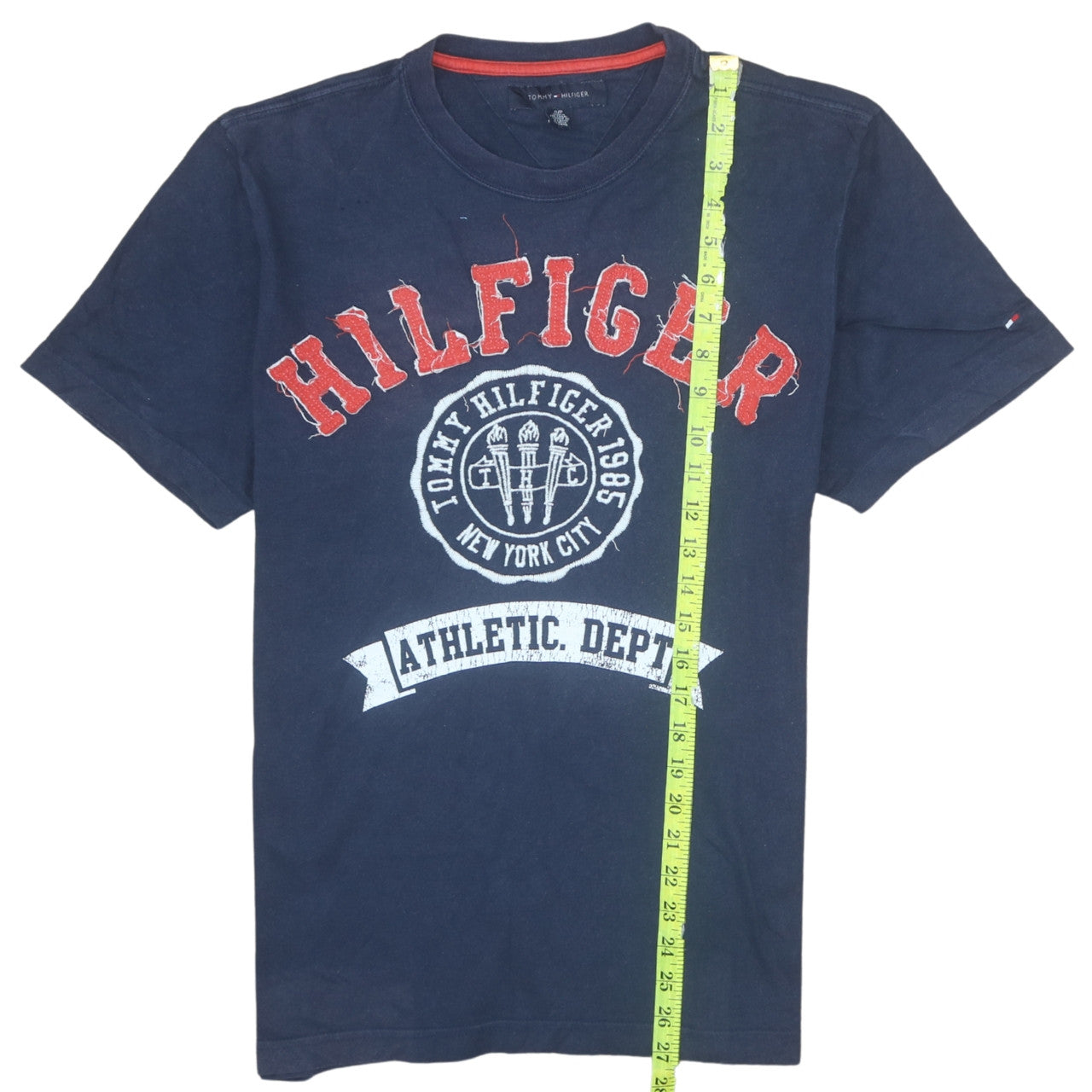 Tommy Hilfiger Men's Blue Athletic Dept Graphic T-Shirt Size S