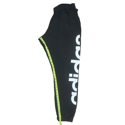 Adidas Men’s Black XL Jogger Sweatpants Logo Tapered Climalite
