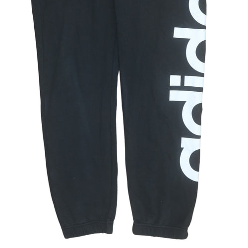 Adidas Men’s Black XL Jogger Sweatpants Logo Tapered Climalite