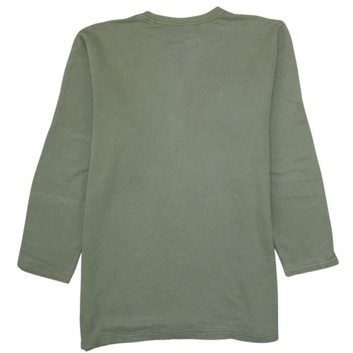 Nike Air Men's Green Pullover Sweatshirt M Long Sleeve Crew Neck