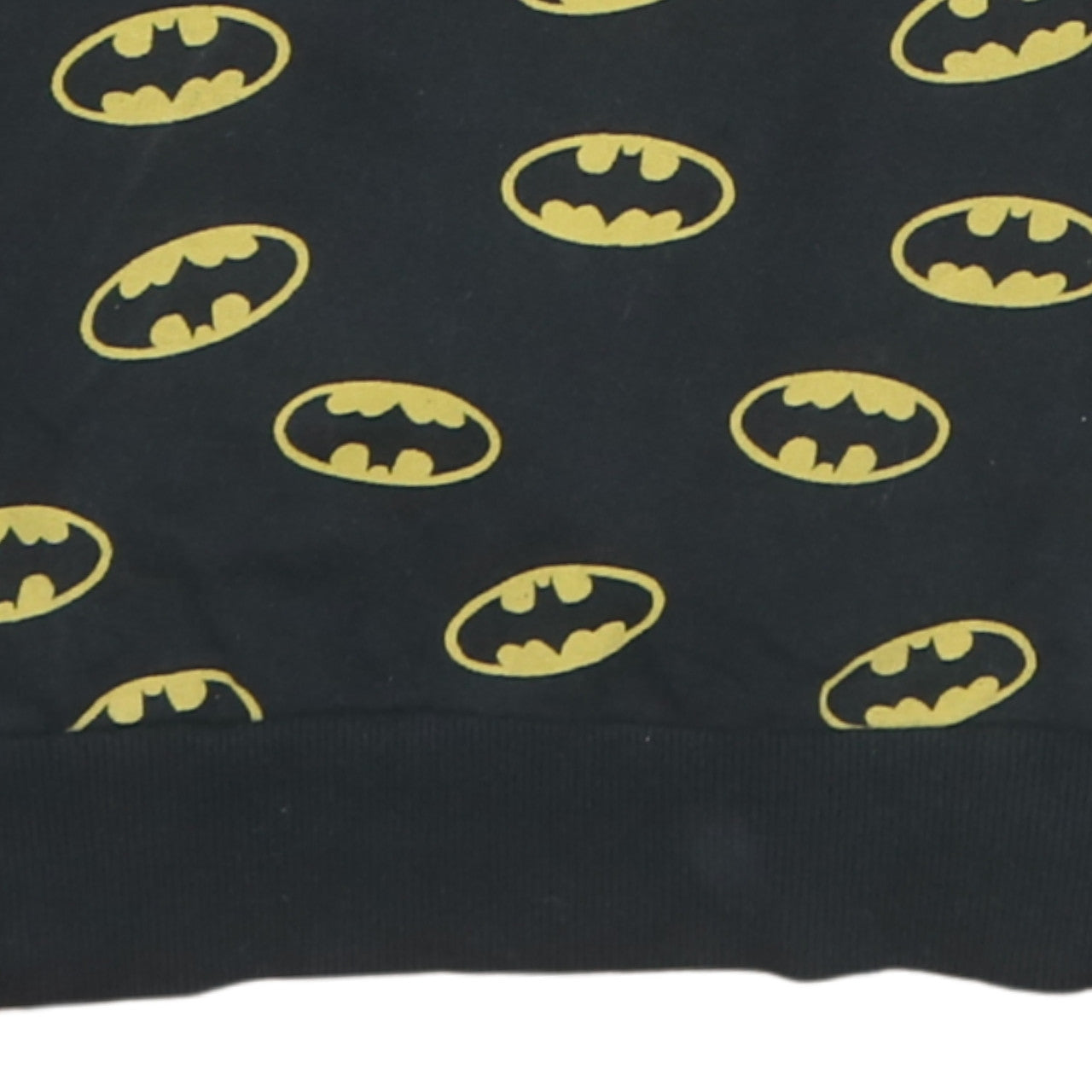 Cedar Wood State Men's Black Batman Logo Sweatshirt Size M