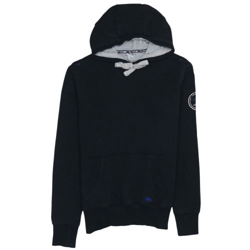 Ellesse Men’s Black Pullover Hoodie M Logo Sports Fleece