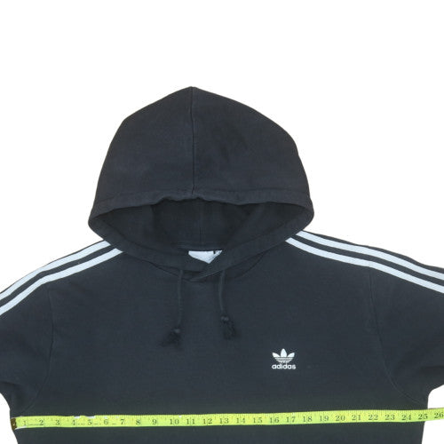 Adidas Men’s Black L Pullover Hoodie Fleece Trefoil Logo Sportswear