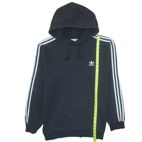 Adidas Men’s Black L Pullover Hoodie Fleece Trefoil Logo Sportswear