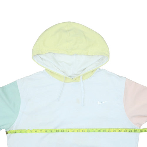 Nike Women’s Multicoloured Pastel Pullover Hoodie Size L Cotton