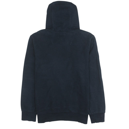 Timberland Men's Blue Pullover Hoodie Medium Regular Fit Graphic Print